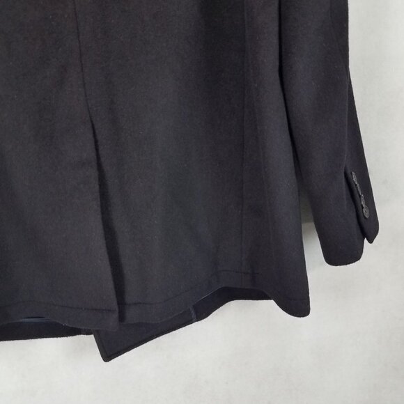 NEW Jack Victor Elements Men's L Kai Double Breasted Coat in Dark Burgundy Wool - Picture 7 of 15